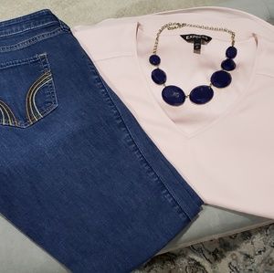 Express V-neck Blouse